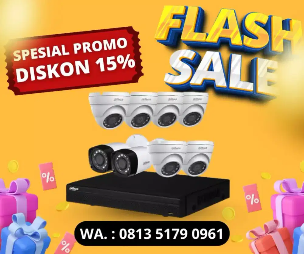 DISTRIBUTOR CCTV TERMURAH BERGARANSI SIAP PASANG