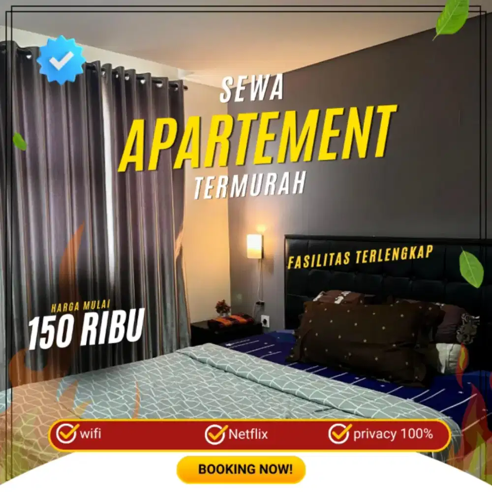 Sewa apartemen Harian/Transit KALIBATA CITY Jakarta Selatan Termurah