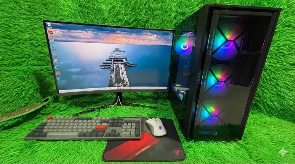 Jual PC Rakitan 20jt-an Full Set Mulus