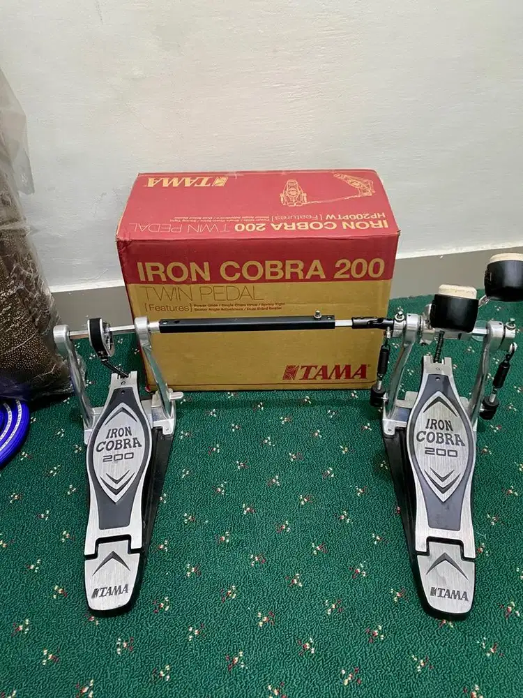 Drum pedal double Tama iron cobra 200