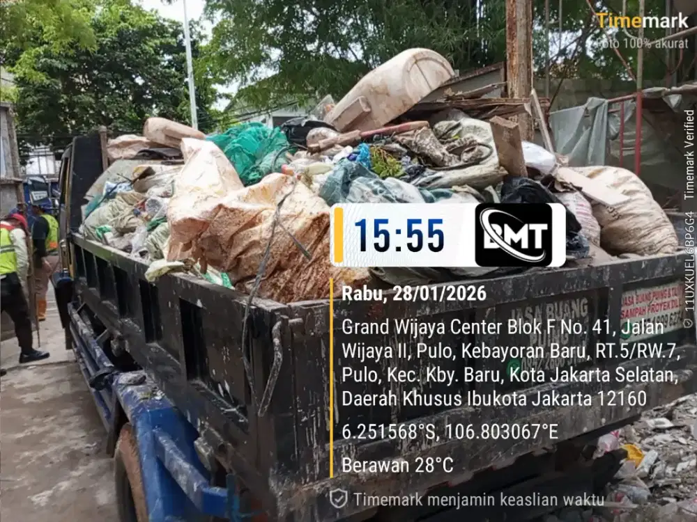 Jasa buang puing sampah