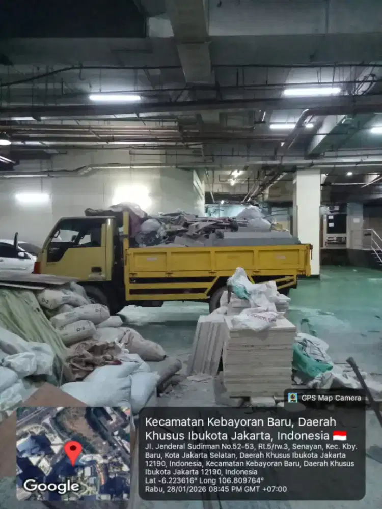 Jasa buang puing dan angkut sampah