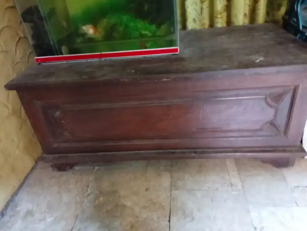 Peti Meja Jati Lawasan