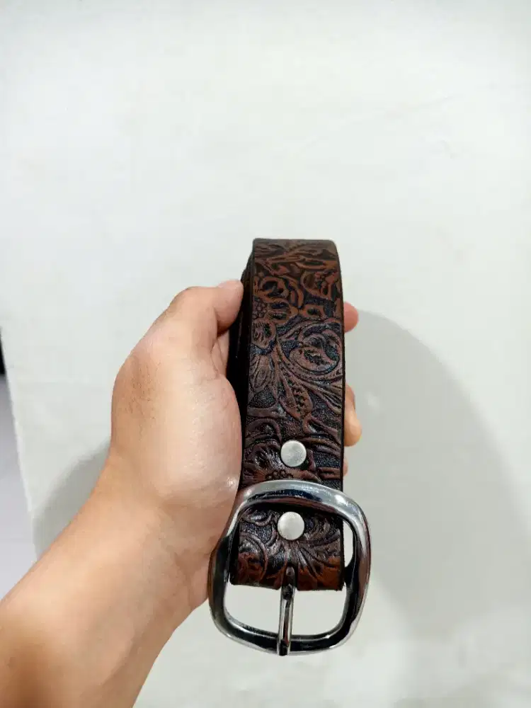 Ikat Pinggang Kulit - Vegtan Leather Belt