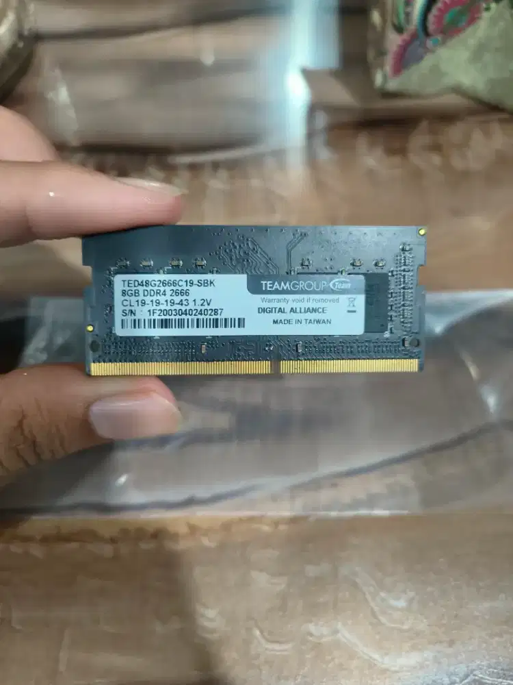 Ram Laptop Sodimm DDR4 8Gb 2666Mhz. TEAMGROUP / TeamElite