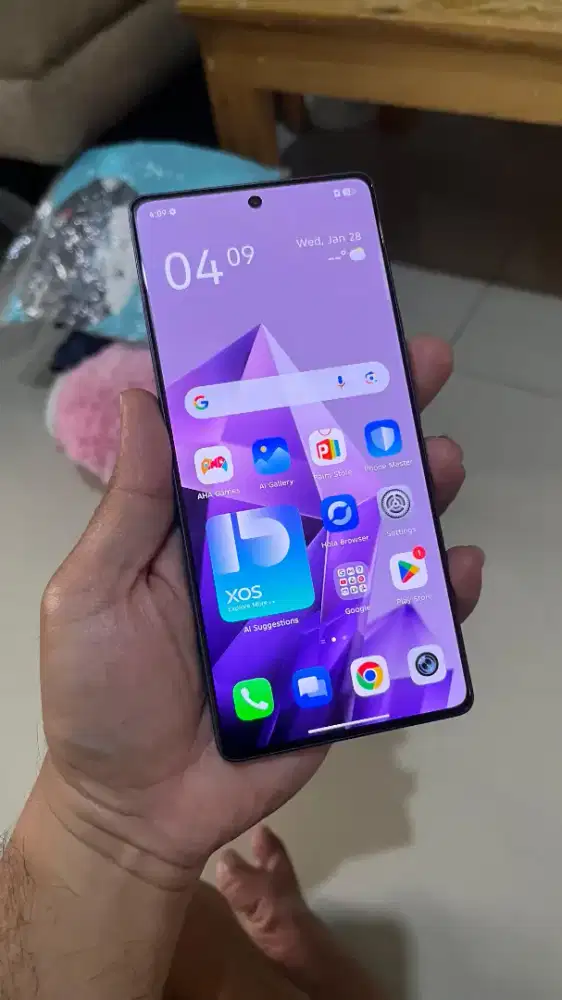 Infinix Note 50 Pro Purple 8Gb/256Gb Mulus Fullset Original