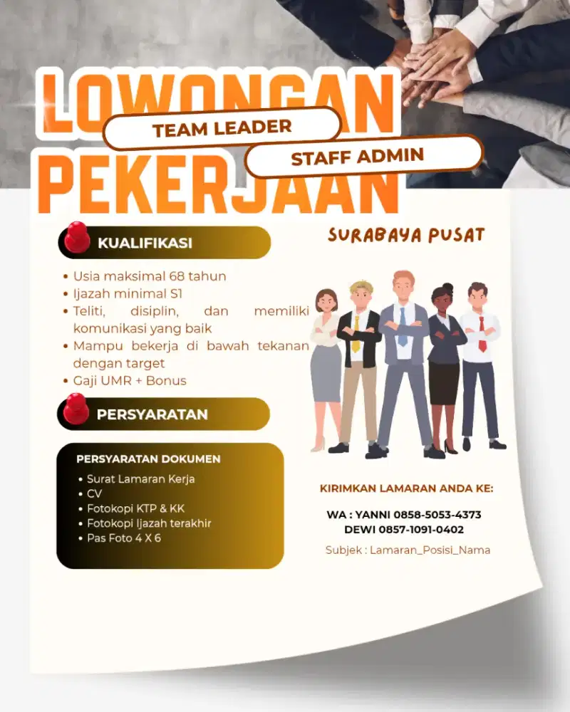LOWONGAN PEKERJAAN