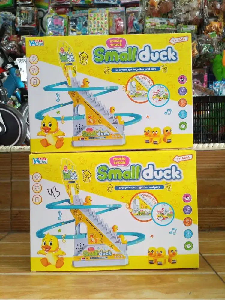 mainan anak bebek slide tangga