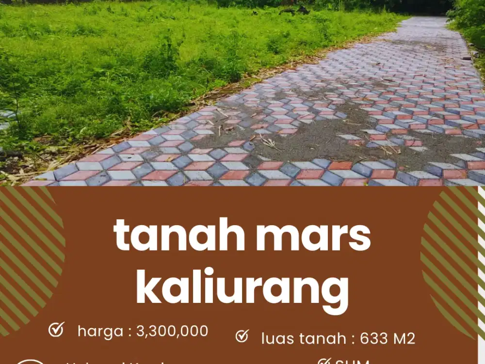 Tanah Jogja Kost Area Kampus UII Kaliurang SHM Pekarangan
