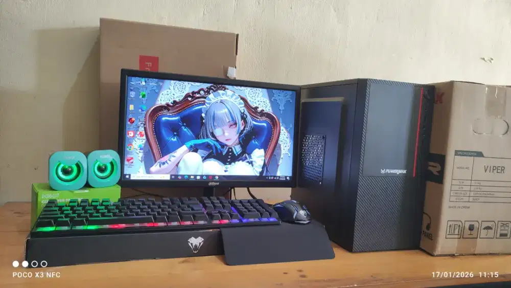 PC FULLSET BARU CORE I5-6500 (8/256GB) LED 19INC HDMI GARANSI 2 TAHUN