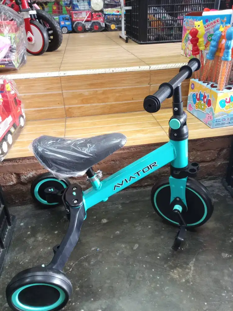 mainan anak sepeda aviator 3in1