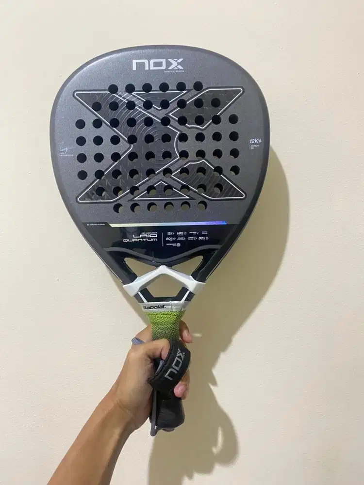 raket padel nox la10 quantum 12k (not babolat siux bullpadel oxdog