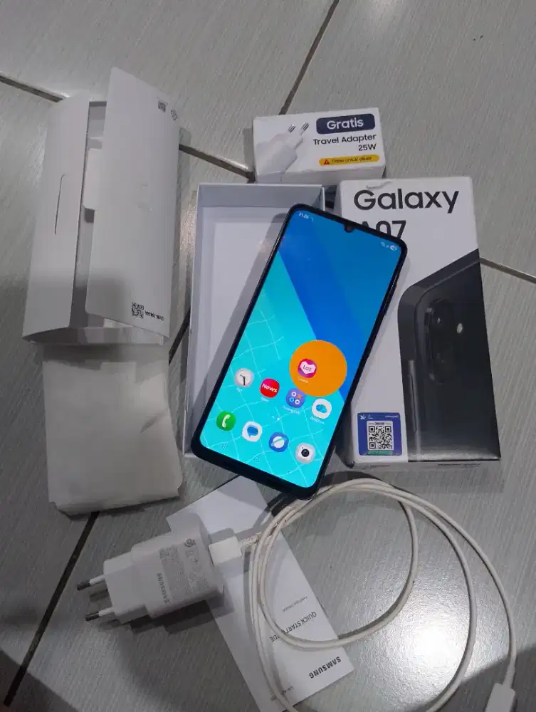Samsung a07 ram 4/64 baru 1bln pake