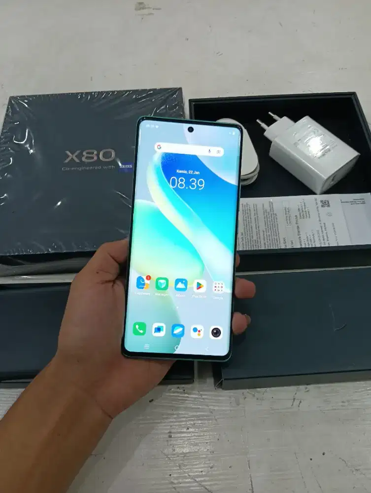Vivo X80 5G 12/256 second murah siap pakai masih bagus