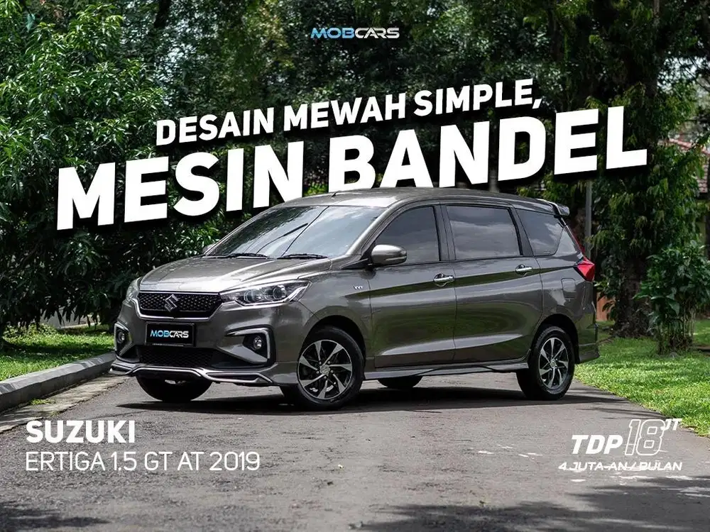 CUMA 18 JT BISA BAWA PULANG! SUZUKI ERTIGA GT MATIC 2019 KREDIT MURAH!