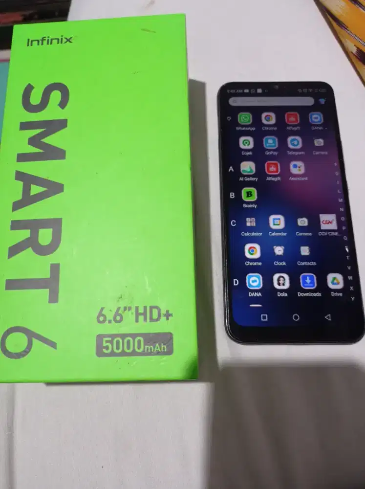 Infinix smart 6 warna polar black 2/32