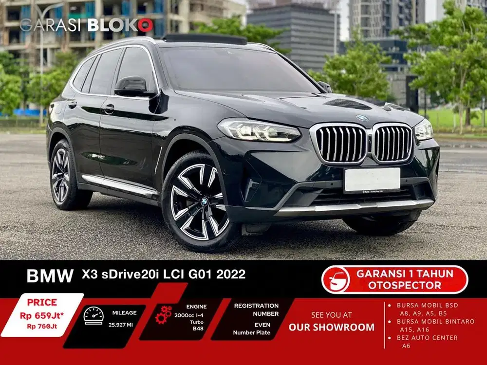 (Warranty ON) BMW X3 G01 LCI Facelift B48 2022