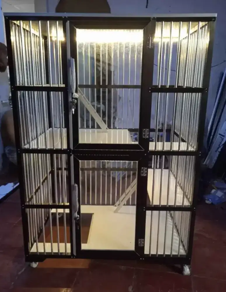 Kandang kucing aluminium