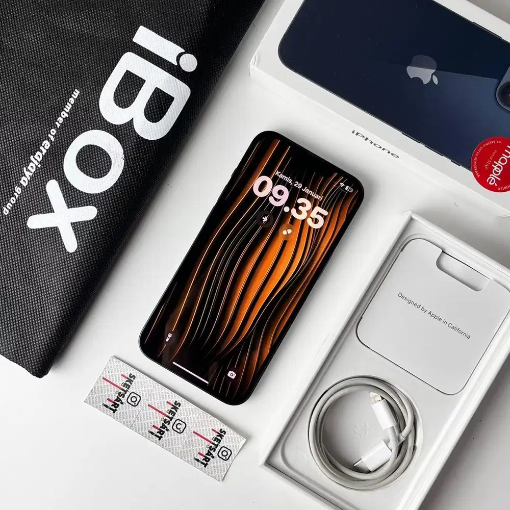 iPhone 13 128gb Black Battery 100% Garansi Sept 2026