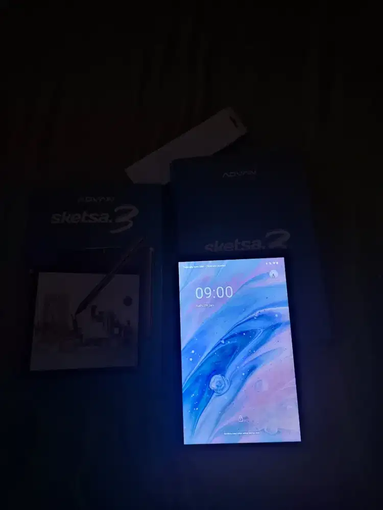 Tablet Advan Sketsa 3 Fullset Mulus Like New!