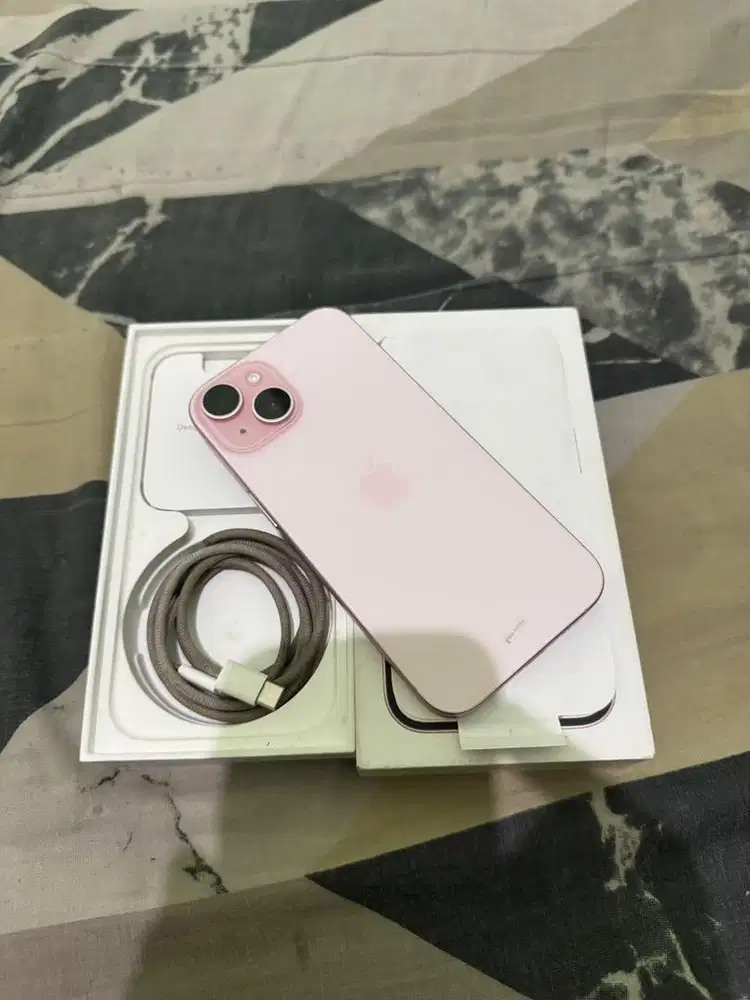 iPhone 15 128gb Pink iBox Mulus