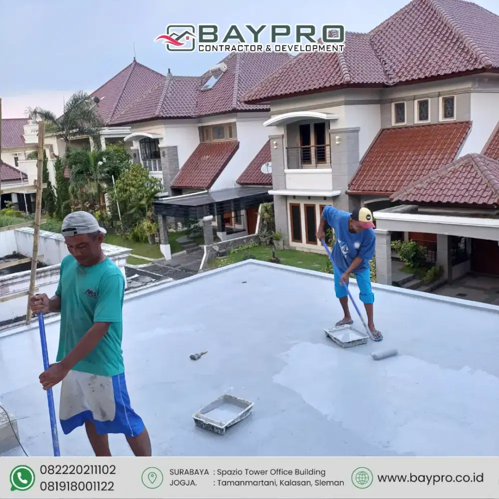 JASA CAT RUMAH dan WATERPROOFING KEBOCORAN BANGUNAN