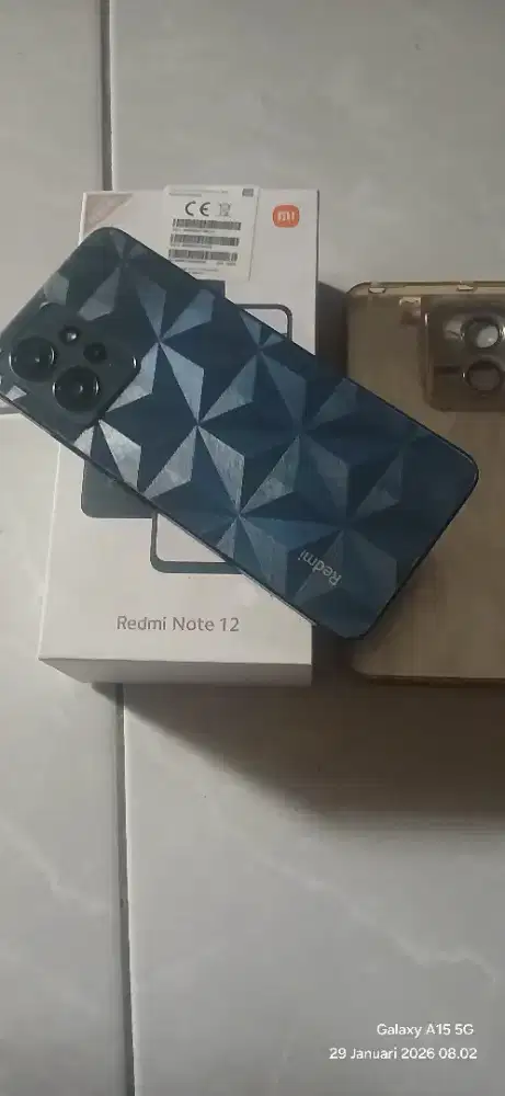 Hp xiomi redmi note 12 4g ram 8/128