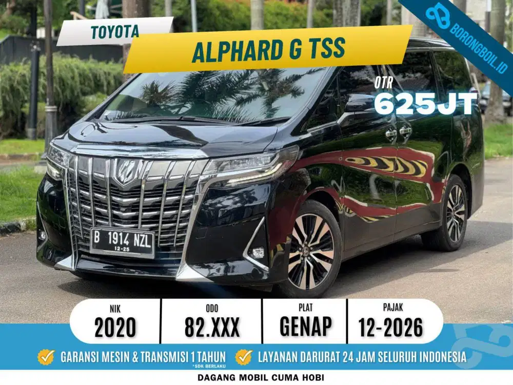 Toyota Alphard G ATPM TSS 2020 Hitam