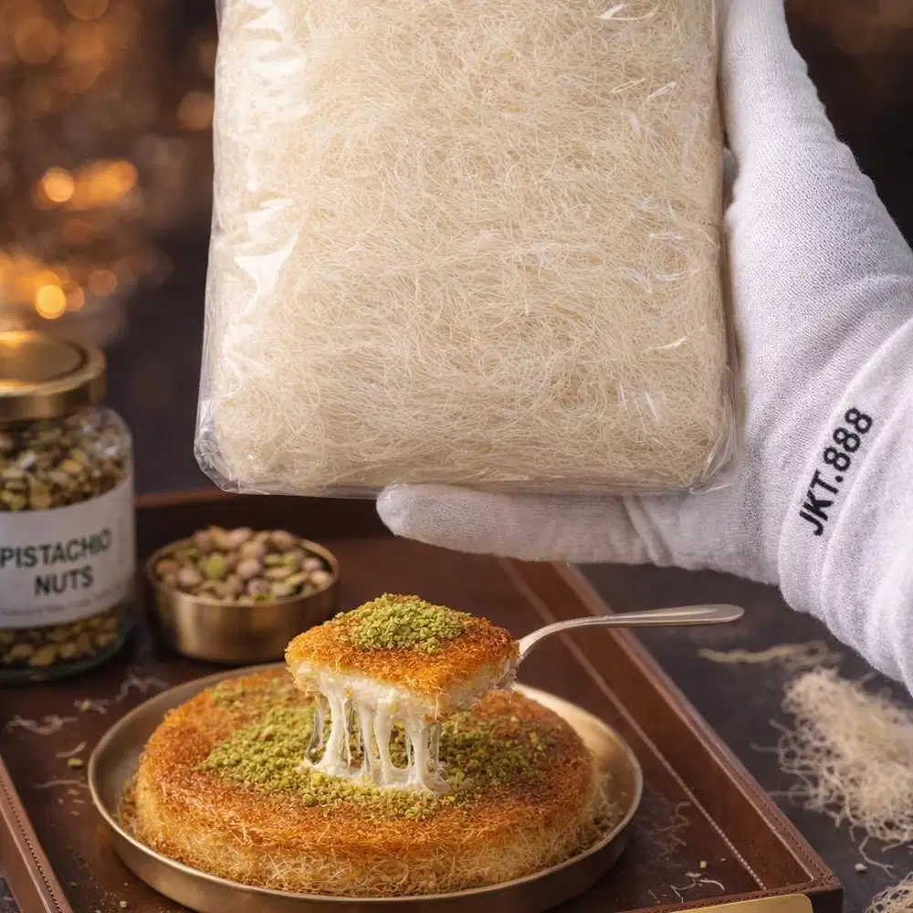 [ READY ] Bahan Kunafa Rambut Kualitas PREMIUM - Kataifi Kering