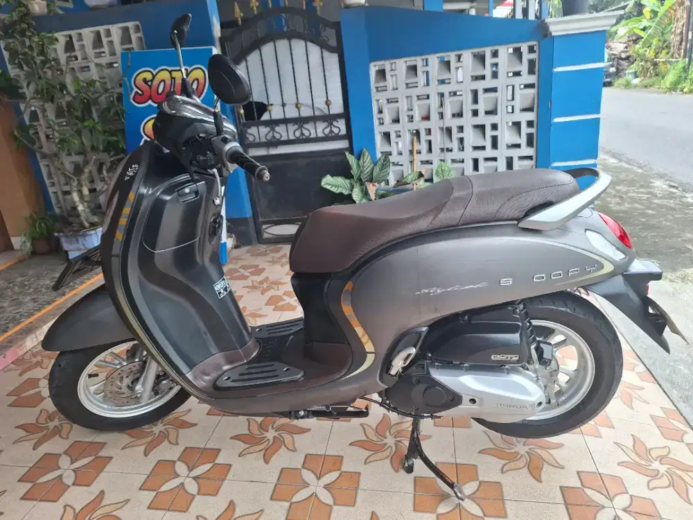 Scoopy 2021 keyless pajak baru bisa cash/kredit syariah TERMURAH