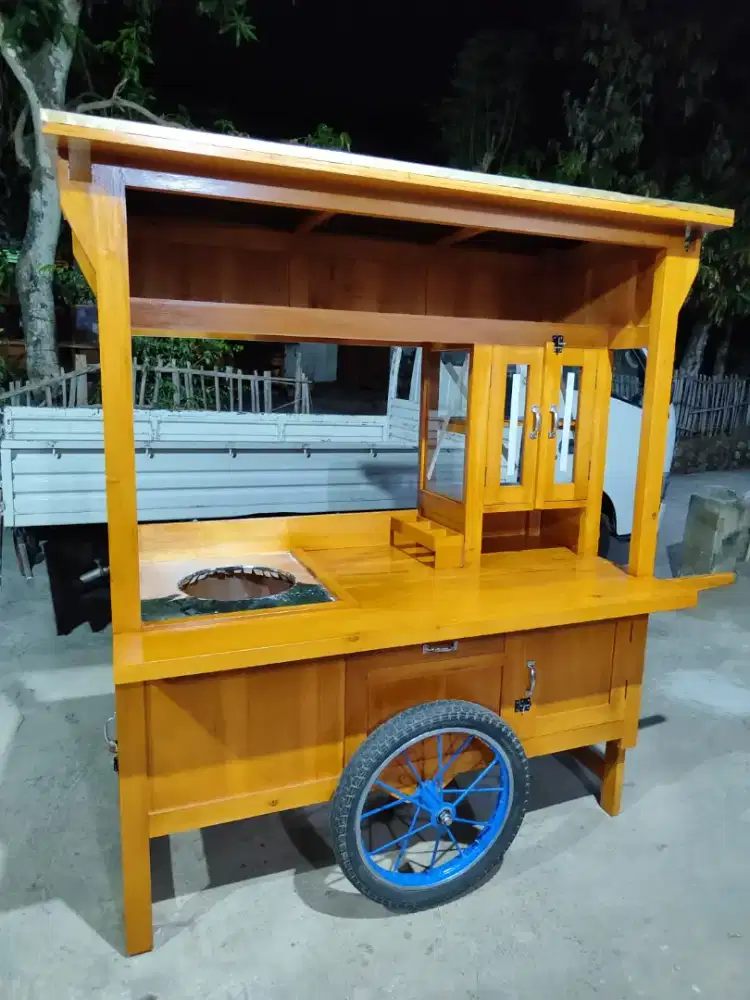 Jual Gerobak Angkringan,Bakso,Mie Ayam,Bubur,Roti BakardlL.