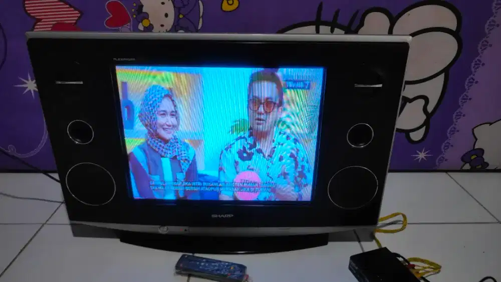 Tv tabung slim shapp 21 inci analog