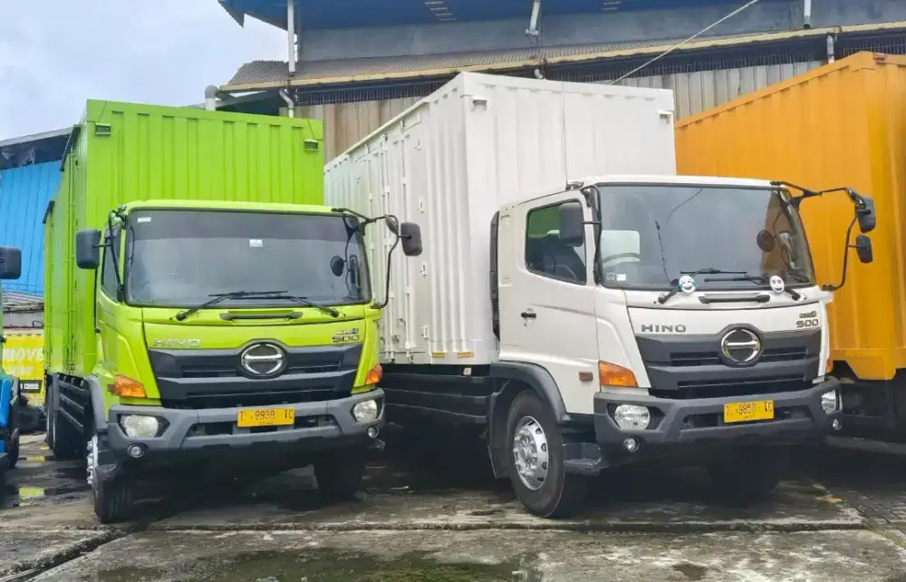 min 3 unit Hino ranger tronton 6x2 FL260JW box besi 2022 bok