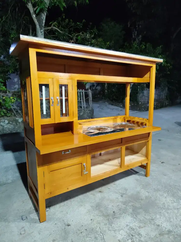 Jual Gerobak Angkringan,Bakso,Mie Ayam,Bubur,Roti BakardlL.