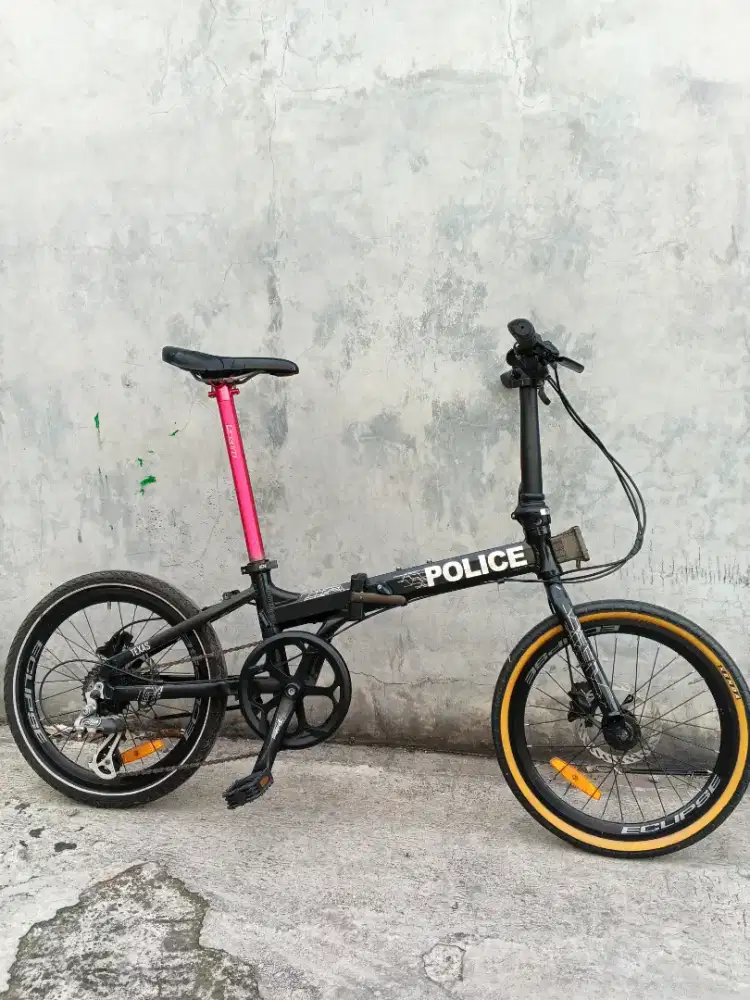 Sepeda lipat police Texas