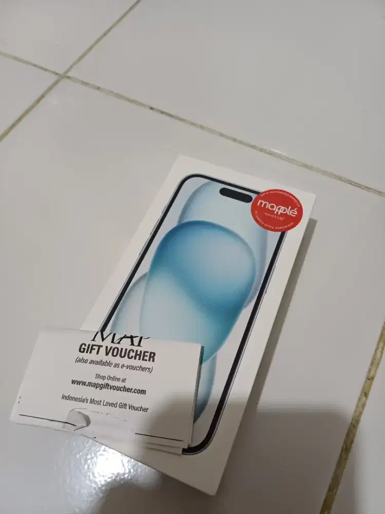 Iphone 15 blue 128 segel resmi