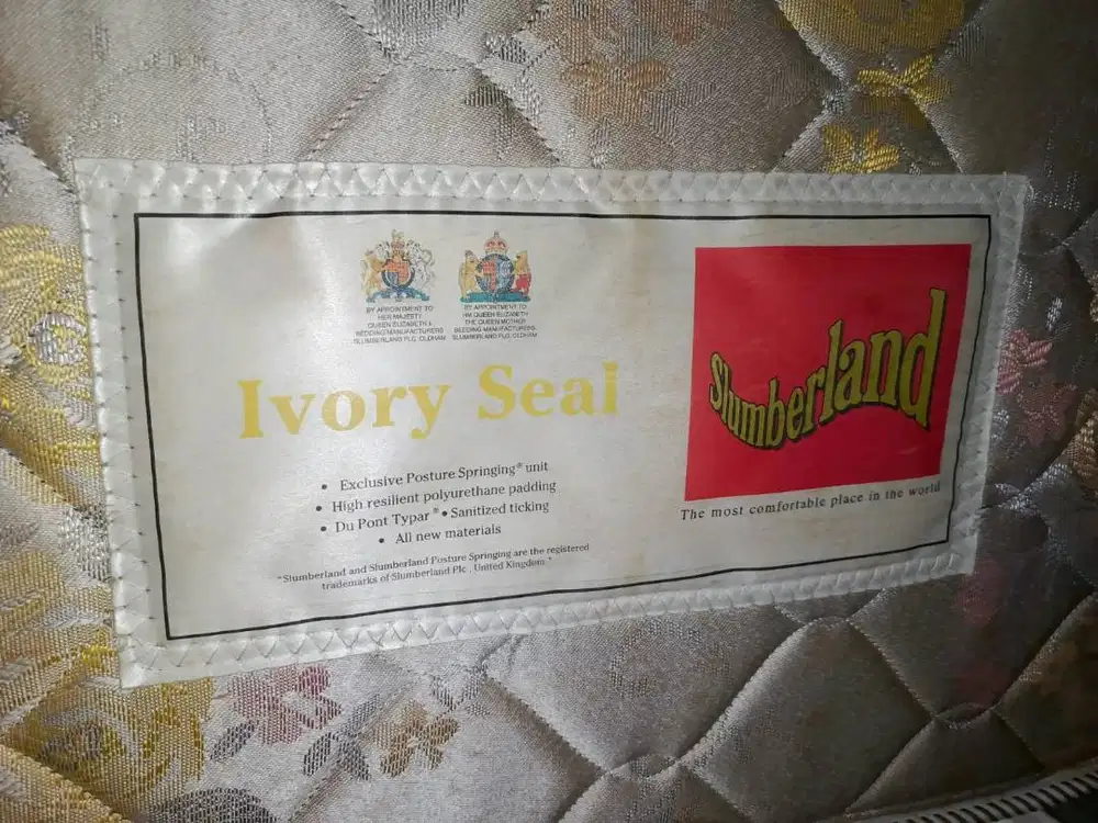 Springbed Kasur Kingsize Slumberland Ivory Seal