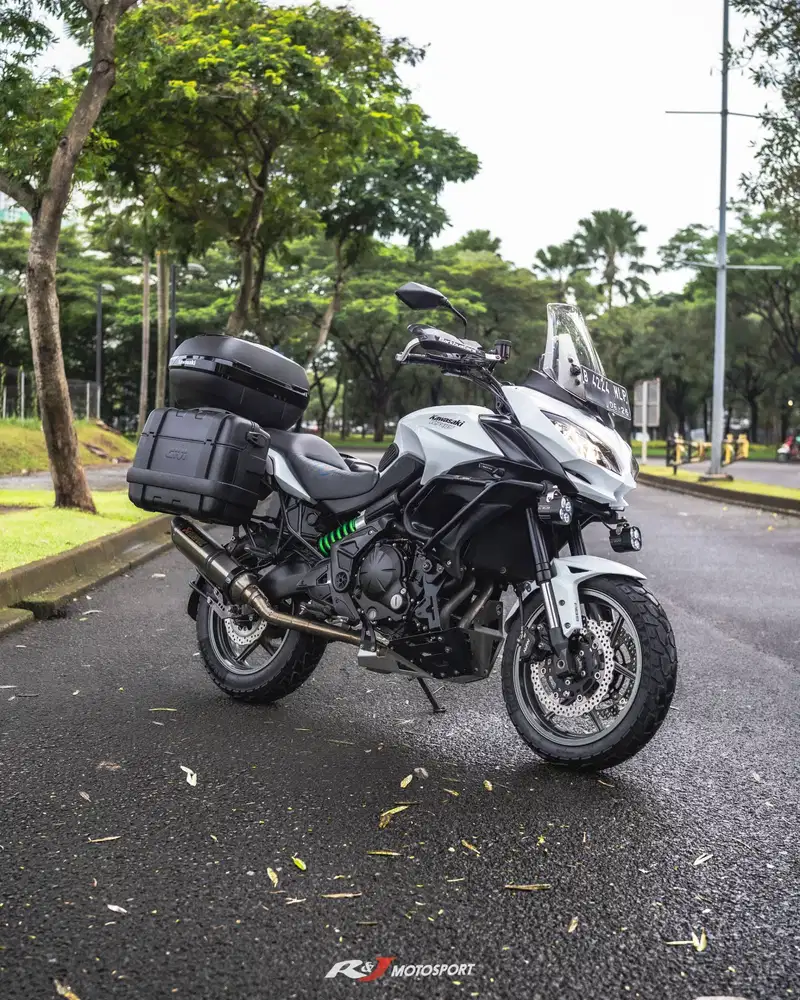 Kawasaki Versys 650 Versys650 Nik 2018 ABS Putih Knalpot Akrapovic