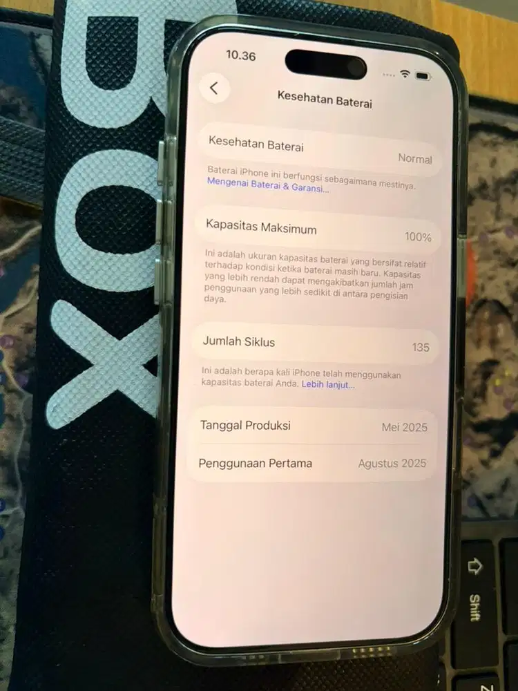 Iphone 16 pro 128gb ibox natural fullset ori like new