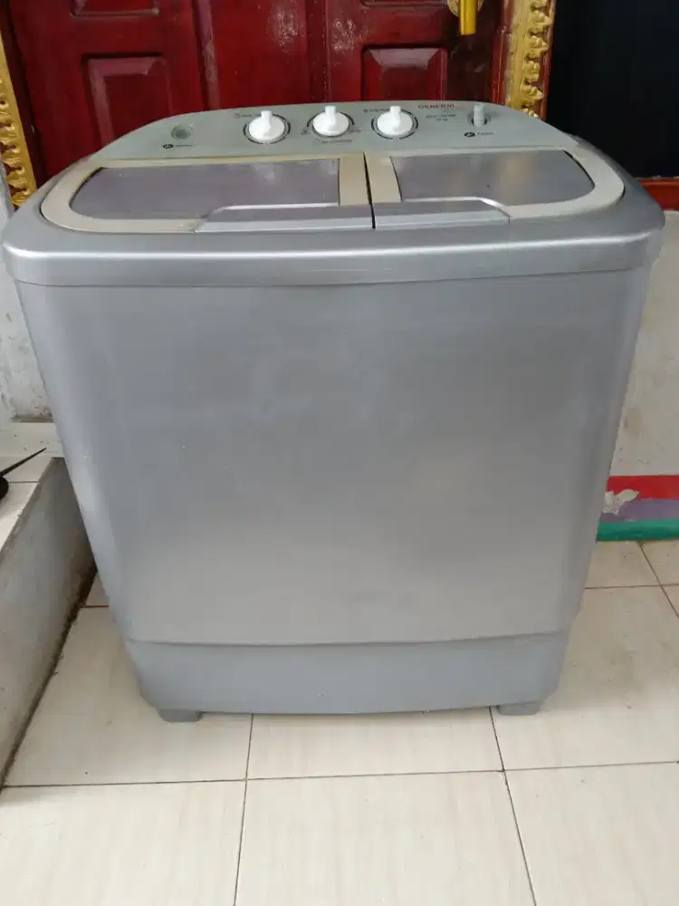 jual mesin cuci general 8 kg siap pakai semua normal