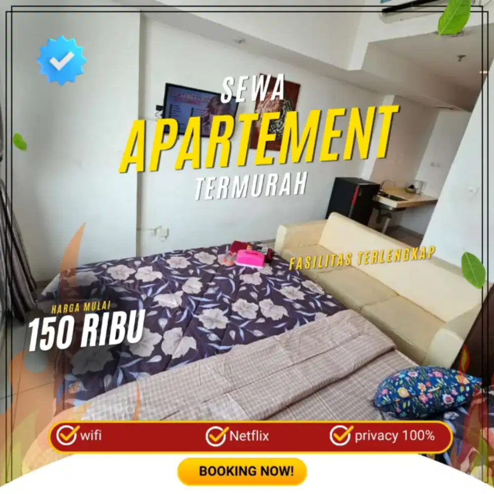 Disewakan Apartemen Harian/Transit EMERALD BINTARO Tangerang Selatan