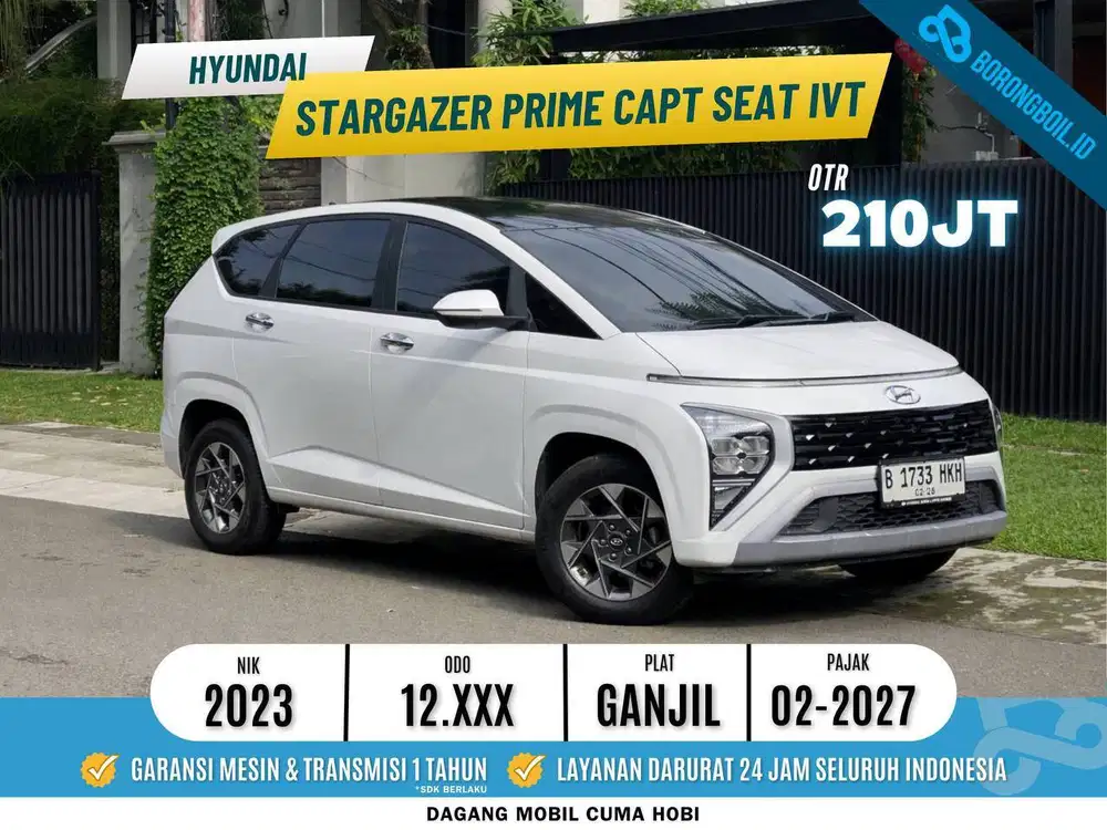 Stargazer Prime Capt Seat AT 2023 Putih Two Tone