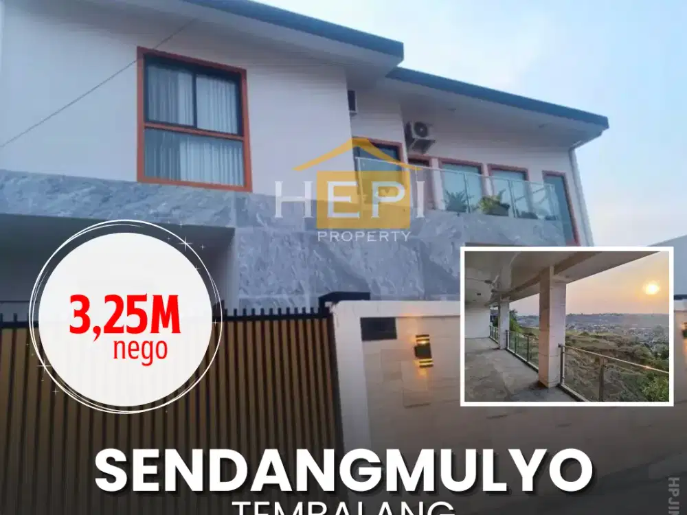 Dijual Rumah di Bukit Menur Sendangmulyo Tembalang Rumah 2 lantai View Menawan