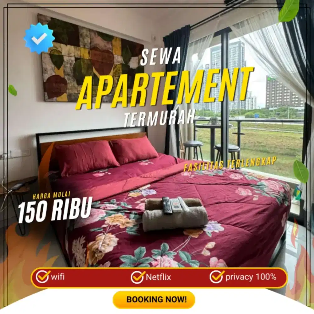 Disewakan Apartemen Bintaro Icon Harian/Transit Tangerang Termurah