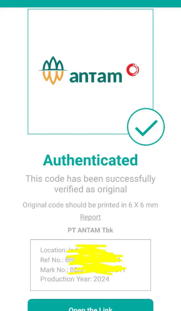 2024 Antam emas red mark aman