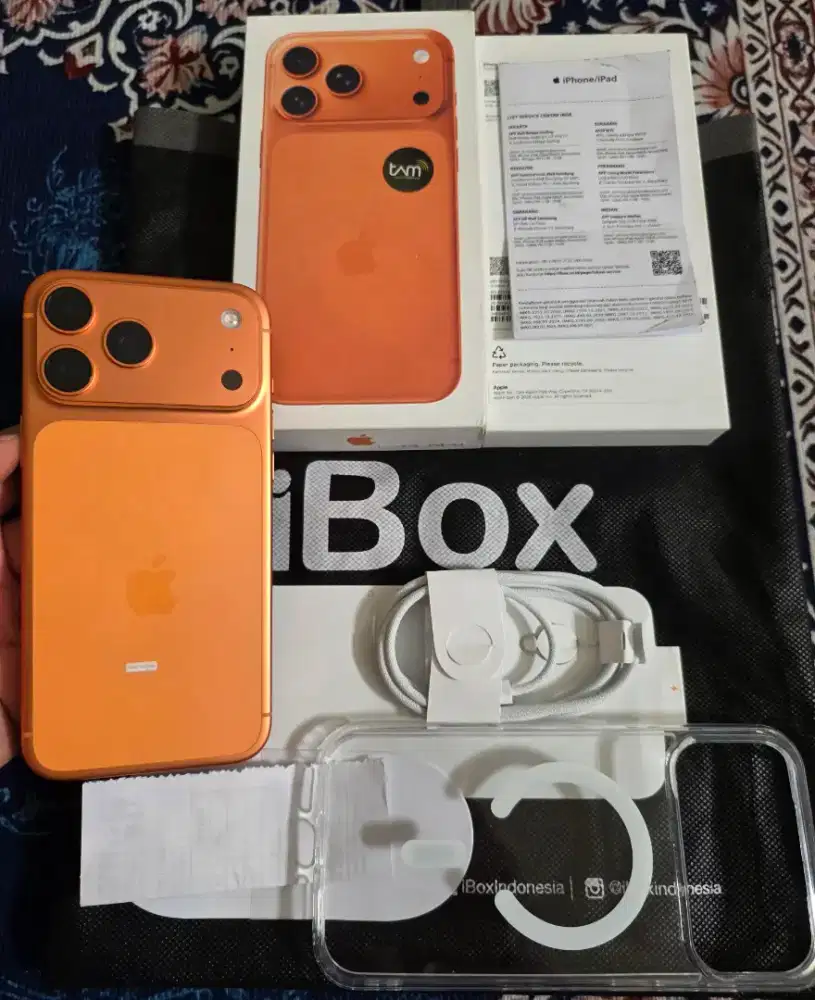 iPhone 17 pro max 512gb iBox,garansi 19-01-2027 battry 100% cc 1