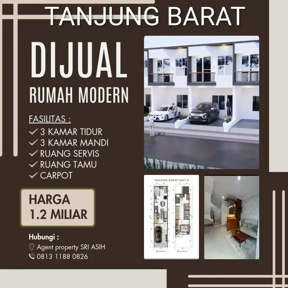 Di jual Rumah Mewah Lokasi strategis Tanjung Barat