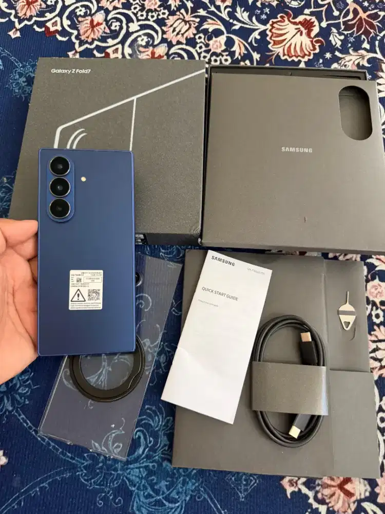 samsung Z fold 7 ram 12/512gb resmi sein ful original,seken rasa baru