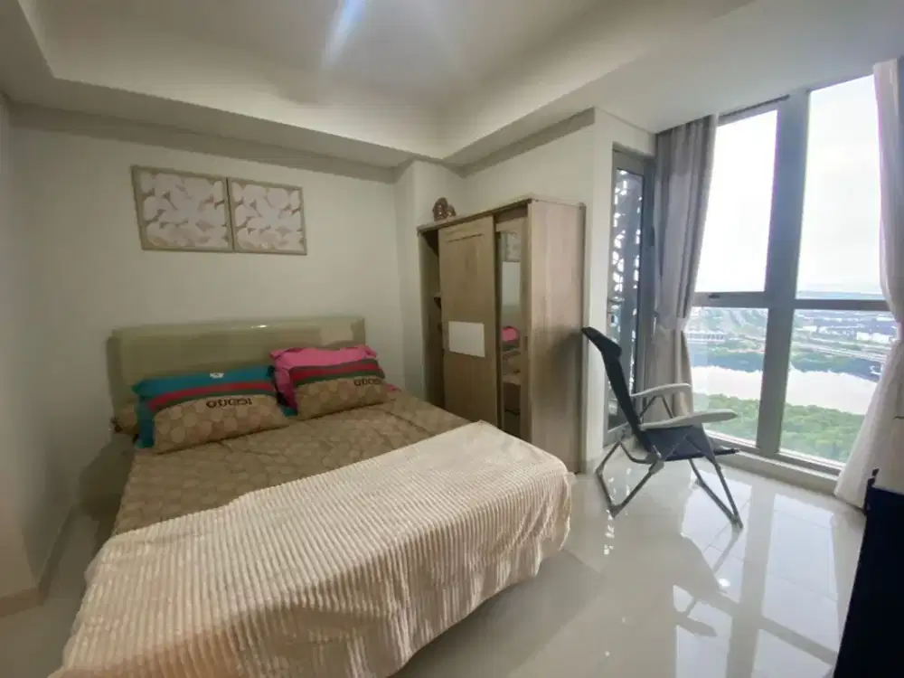 Sewa Cepat Gold Coast PIK 2BR 68m2 Full Furnish Seaview Tower Honolulu