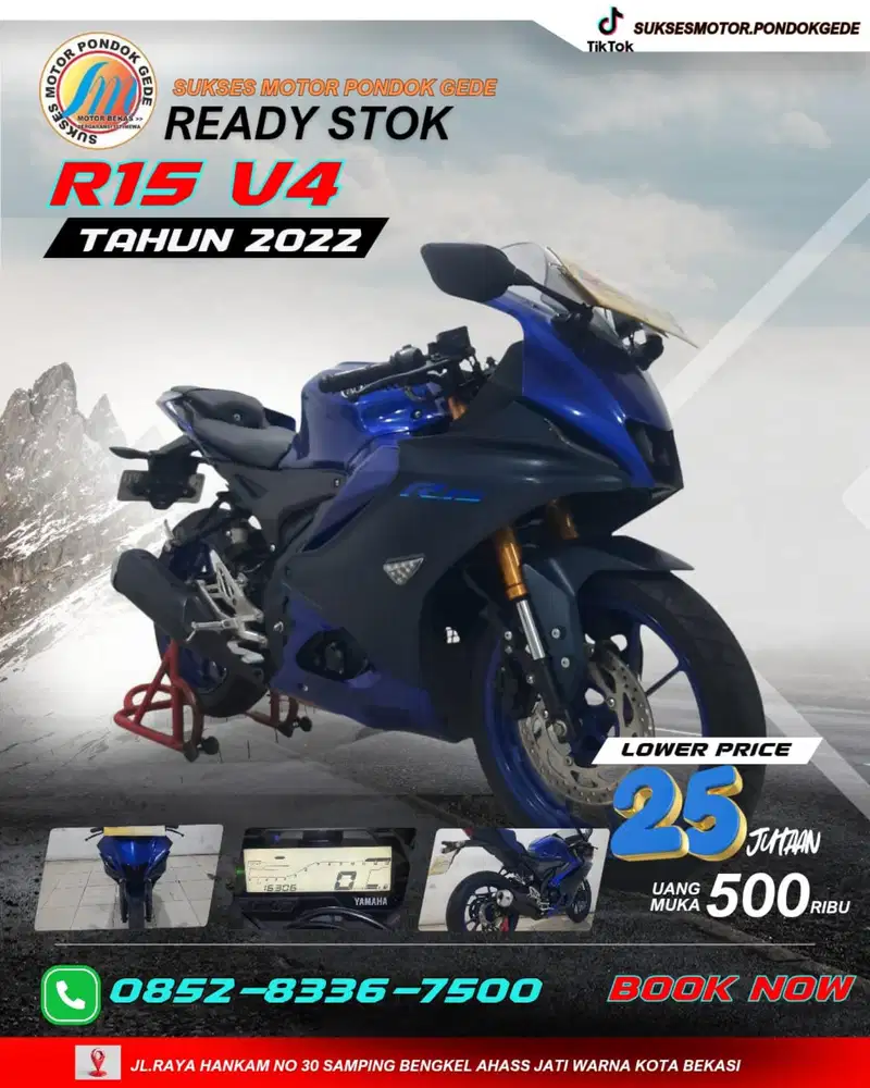 SYARAT DAN PROSES MUDAH YAMAHA R15 V4 TAHUN 2022 BERGARANSI